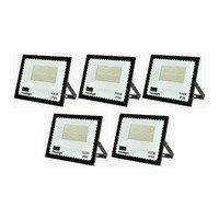 **Pack of 5** 100w LED Ultra Thin Mini Floodlight