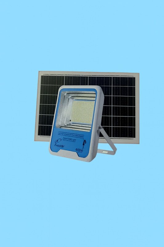 FIVESTAR 25W Solar Flood Light with Panel & Remote