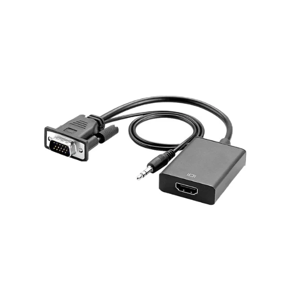 VGA to HDMI Adapter with Audio, HDTV