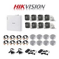 Hikvision 1080P 8 Channel DVR & 8 Bullet Cameras DIY CCTV KIT