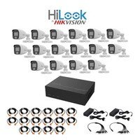 HiLook 16CH 2MP Smart Hybrid eDVR Bullet CCTV Kit – 1TB HDD Included