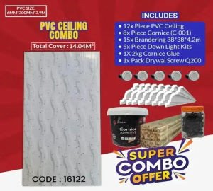 Pvc Ceiling Combo | 14.04m² | 16122