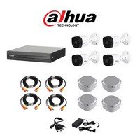 Dahua 1080P 4 Channel DVR & 4 Bullet Cameras DIY CCTV KIT
