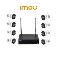 IMOU 8 Channel Wireless Kit 1TB HDD | Colorvu Technology | Human Detection | 2 Way Audio & Siren