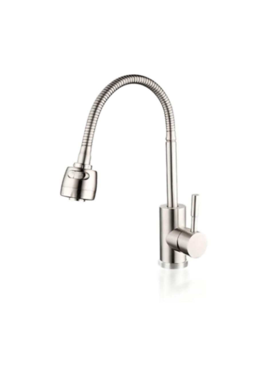 Sink Flexible Mixer Deck Type (Lever Silver) (AY407-024)