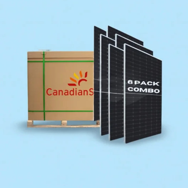 460W Canadian Mono PERC Solar Panels (6-Panel Combo)