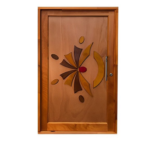 Pine Design Pivot Door 1.2M X 2.1M – Complete Door.