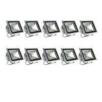 10W LED Floodlights, Pack of 10 ( R80 each )