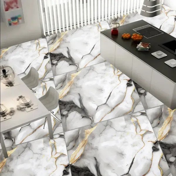Carrara Dark Mist Grey Porcelain Tile 600x600mm A-Grade (MSP66056)