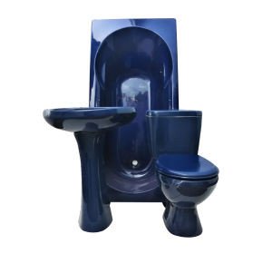 Deep Blue 7-Piece Bathroom Set