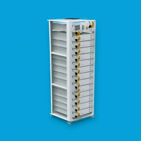 61.44kWh HV Deye Battery System - Includes 12 x 5.12kWh Batteries, 3U Rack, and HV Control Box