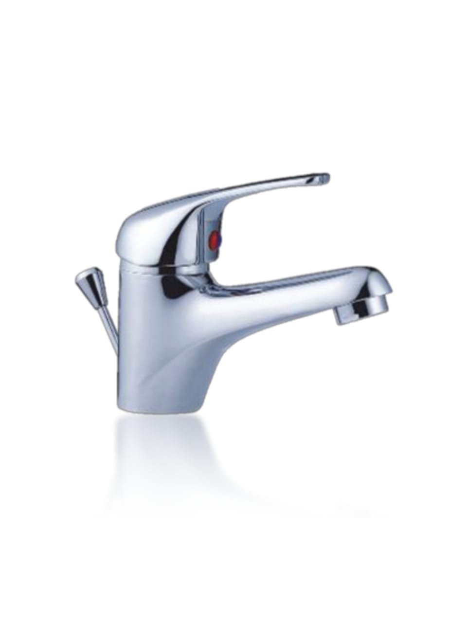 Basin Mixer (Lever-Silver) (EZI-9)