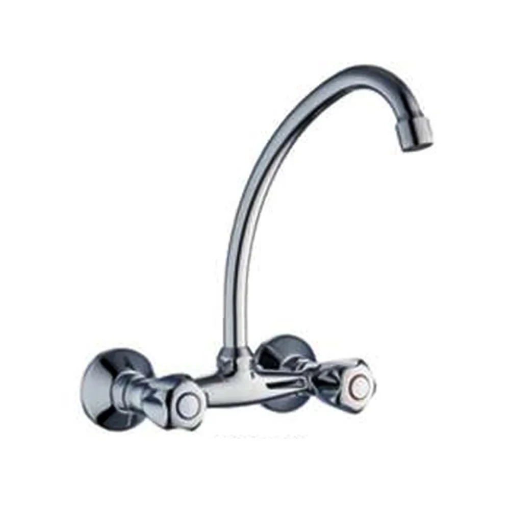 Round Handle Wall-Mounted Sink Mixer