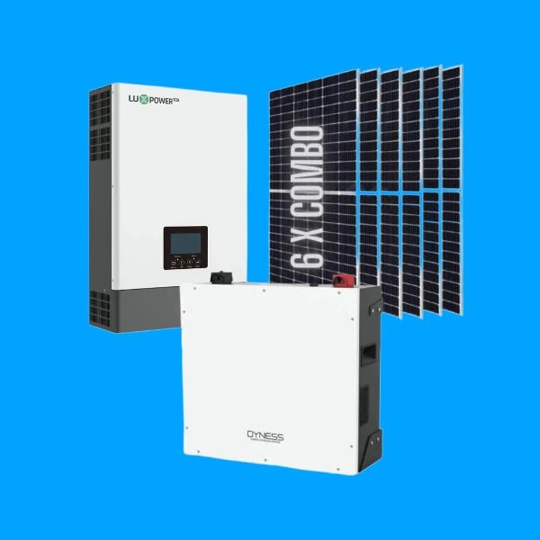 5KVA Luxpower Hybrid Inverter with MPPT Technology + 545W Tier 1 Solar Panels + 5.12kWh Dyness Lithium Battery (DL5.0-1C) Solar Energy Backup Kit