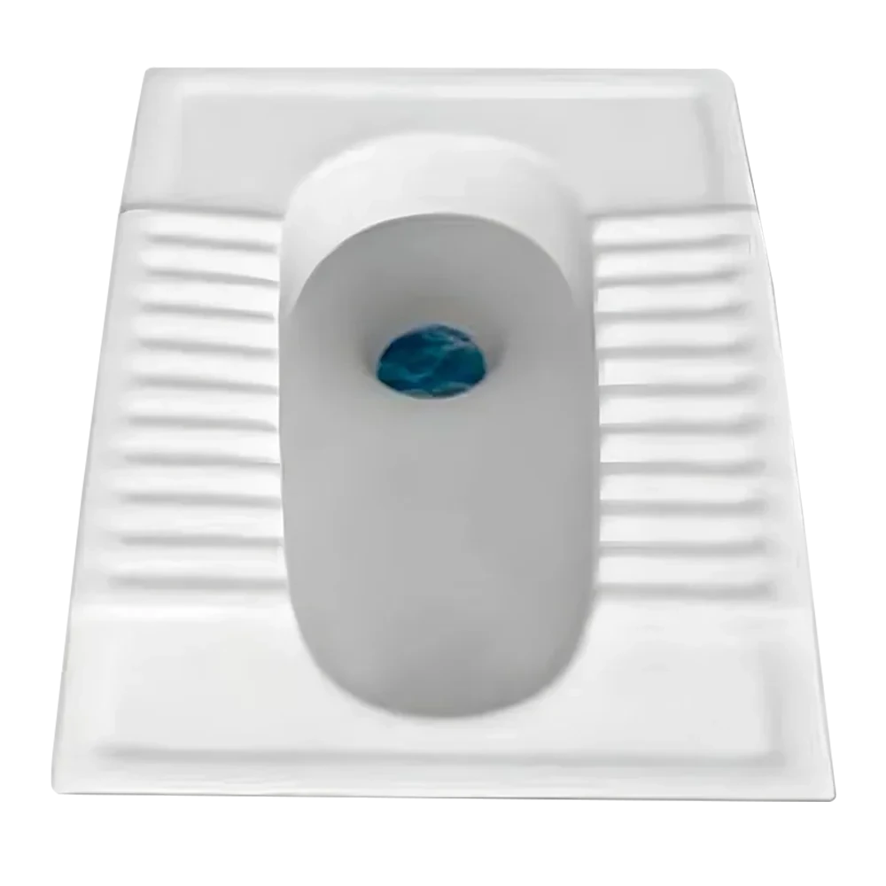 Ceramic Squat Toilet Pan – Heavy Duty White Sanitary Pan
