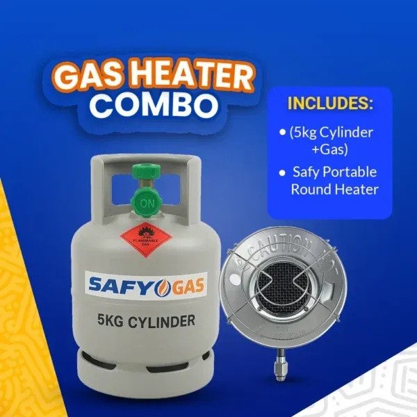5KG Gas Cylinder with Safe Portable Circular Heater
