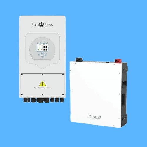 Sunsynk 5.5KVA MPPT Hybrid Inverter with 1x Dyness 5.12kWh Lithium Battery (DL5.0 1C) Combo