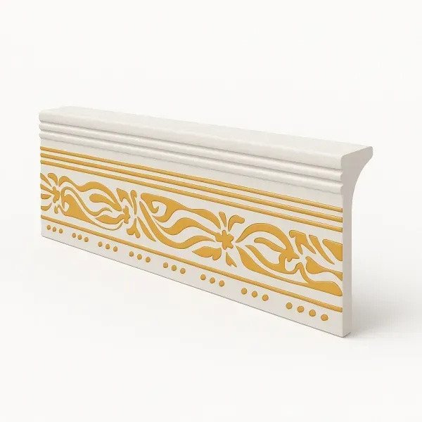 Ornate White And Gold Coving | T18wg