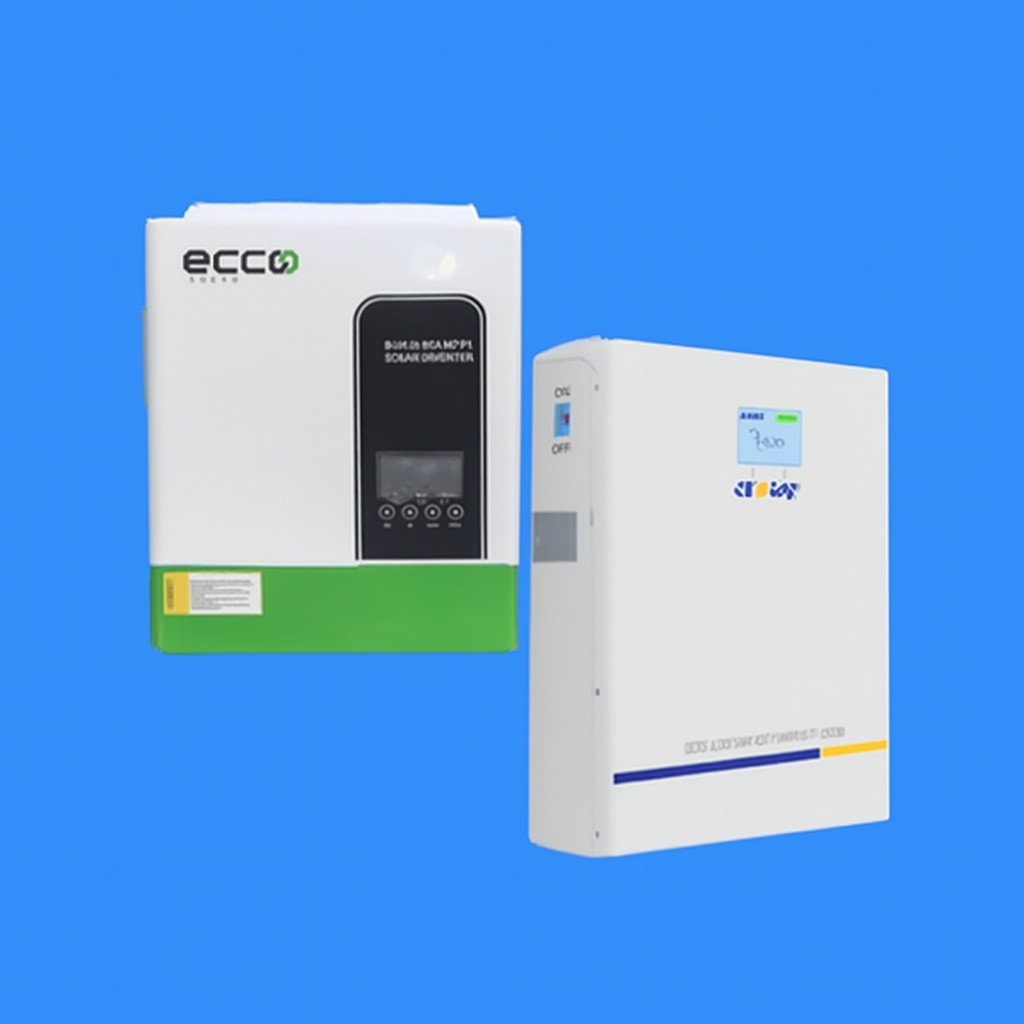 3.5kVA Hybrid Inverter (3500W) with 100A MPPT & SVOLT 106AH 2.71kWh Lithium Battery Combo by ECCO