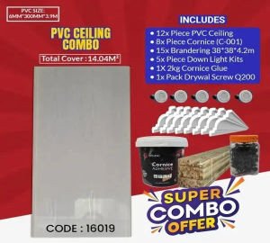 Pvc Ceiling Combo | 14.04M² | 16019