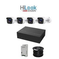 HiLook by Hikvision 4ch Turbo HD kit - NEW eDVR - 4 x HD1080P Camera - 20M Night vision -330GB HD - 100m Cable