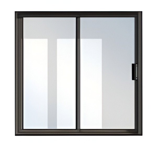 ALUMINIUM 2 PANEL SLIDING DOOR 2.1X2.1M (TLM210)