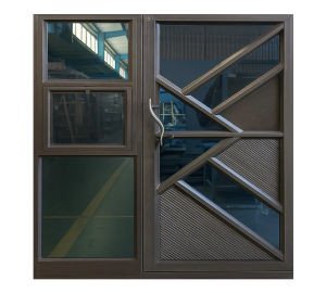 ALUMINIUM FANCY DOOR WITH SideLight 1.5M*2.1M [Mdw9915]