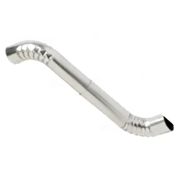 Galvanized Round Gutter Offset – 75x600mm