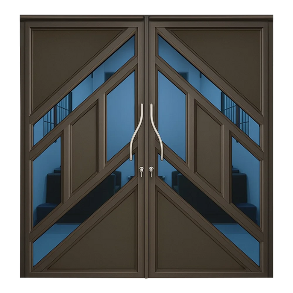 ALUMINIUM FANCY DOUBLE DOOR 1.8M*2.1M