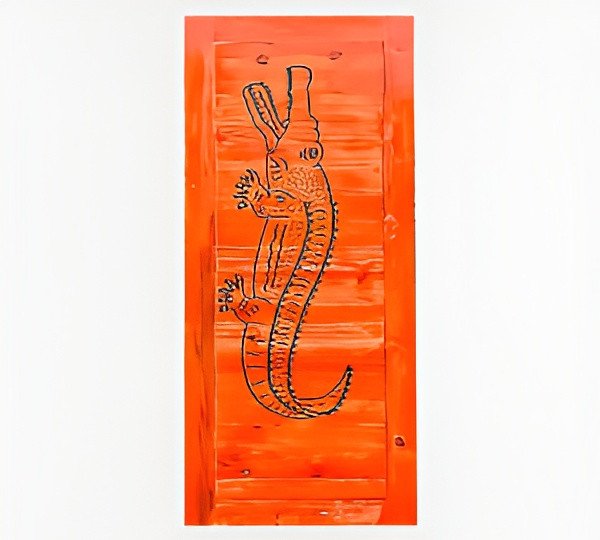 Pine Horizontal Wildlife Door – Single Full Door.