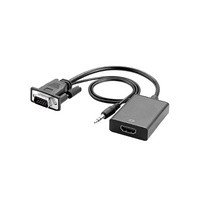 VGA to HDMI Adapter with Audio, HDTV