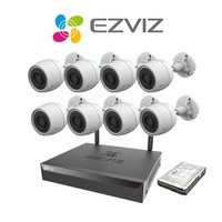 EZVIZ 3MP C3TN Wireless 8 Channel Kit | 1TB HDD