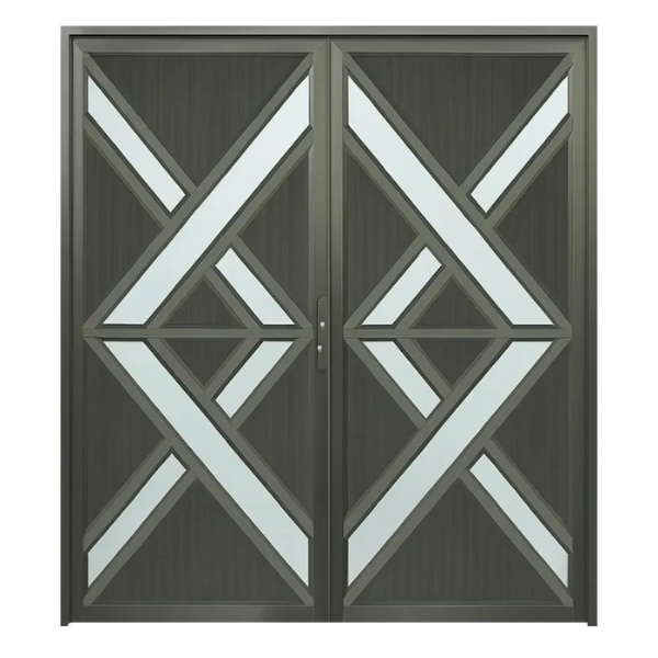 ALUMINIUM FANCY DOUBLE DOOR 1.8M*2.1M
