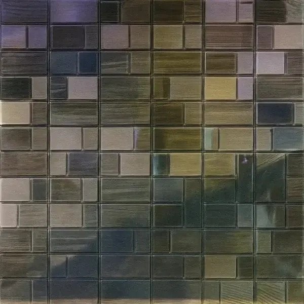 Luxury Color-Shift Glass Mosaic Tile