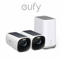 EUFY Security Cam 3 Kit – Homebase 3 | 2 X 4K Solar Cameras