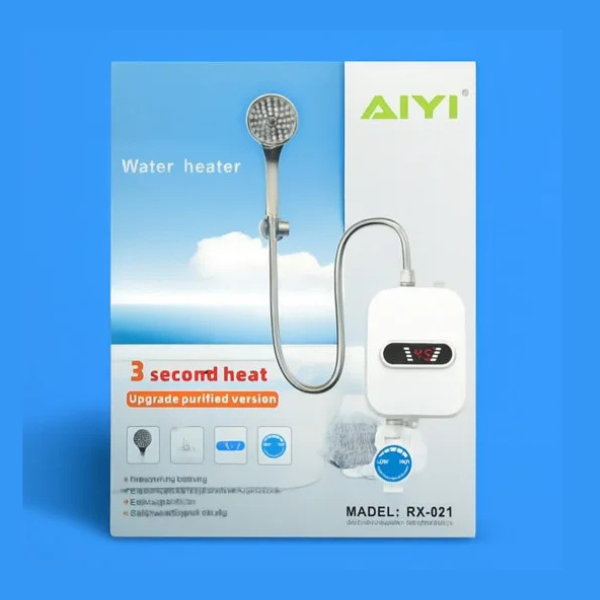 Fast Heating Electric Water Shower – 3 Seconds