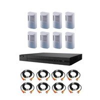 Spy / Nanny Camera system, includes 8 hidden PIR camera's with internet viewing