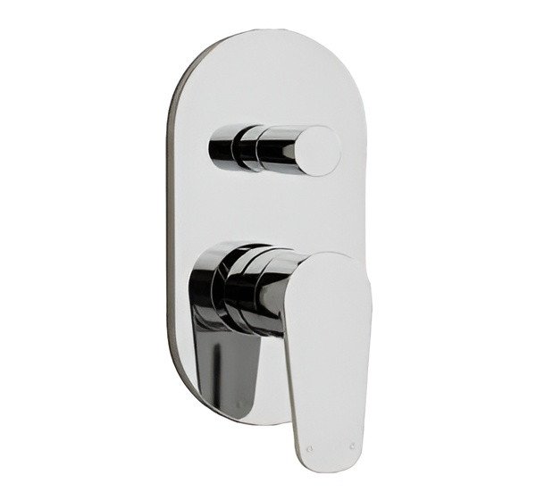 Chrome Concealed Shower Mixer with Diverter | 3651