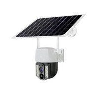 Solar Wifi Pan Tilt camera, 2MP with night vision - Motion detection - 2 way audio