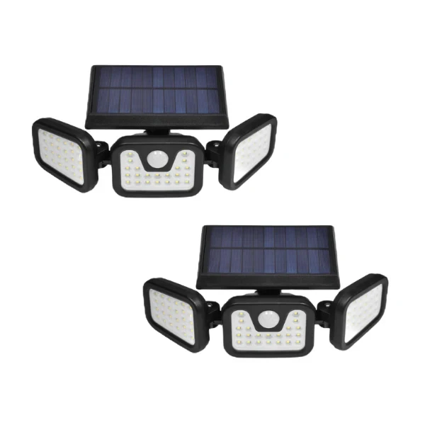 [Pack of 2] Motion Sensor Solar Light with 3 adjustable heads - 48 LED's (R299 each)