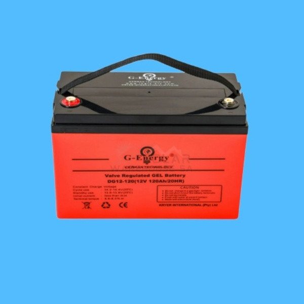 120AH G-ENERGY 12V Deep Cycle Gel Battery