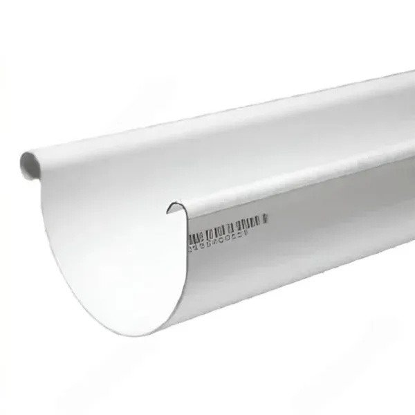 PVC Half-Round Gutter – 3.0m White