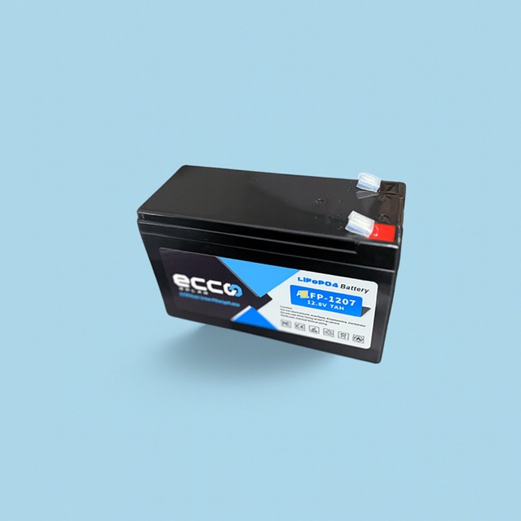 ECCO/AOKLY 12.8V 7AH LiFePO4 Lithium Iron Battery ALFP-1207