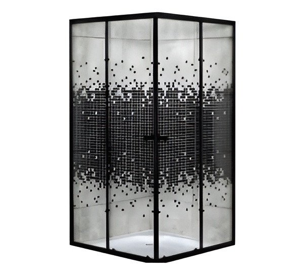 SHOWER DOOR SQUARE CORNER ENTRY (1119) (DSH073)