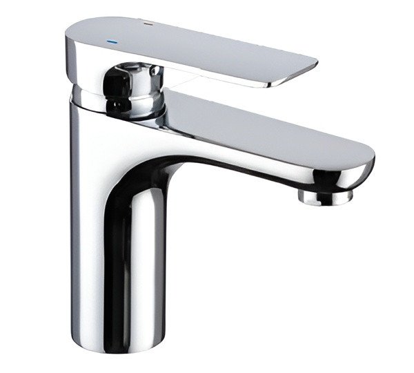 Chrome Basin Mixer | Single-Lever Bathroom Tap