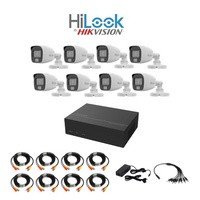 HILOOK 8Ch 2MP eDVR 512GB Bullet CCTV DIY Kit | Smart Hybrid