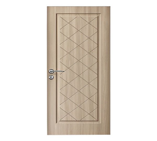Full Single Heavy Duty PVC Door With Gatsby Design (DMU011)