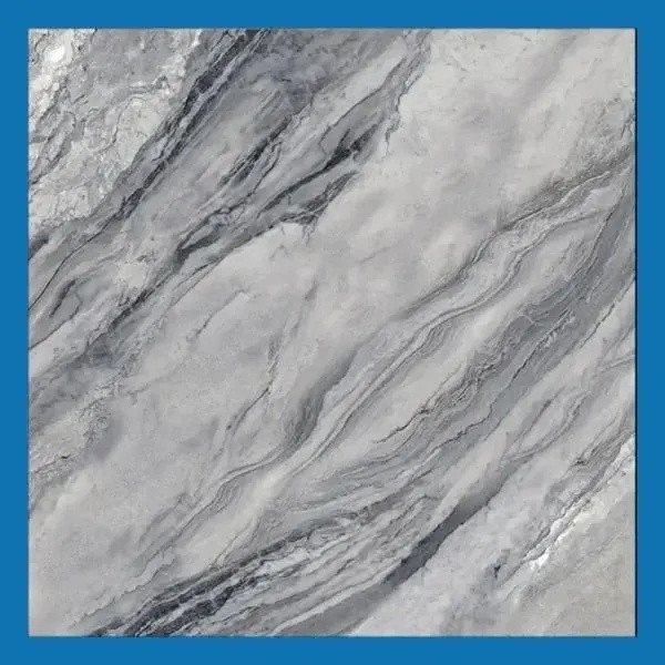 Rock Grey Glossy Polished Porcelain Floor Tiles – 600x600mm A-Grade | MSP66039
