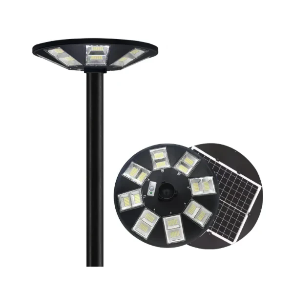 400w Solar UFO street Light with Motion sensor and day/night switch