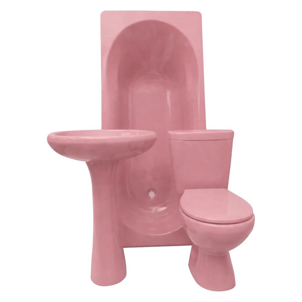 7 Piece Bathroom Set | Toilet Bath Matching Set